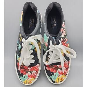 Polo Ralph Lauren Women’s Floral Sneakers Shoes US 4.5